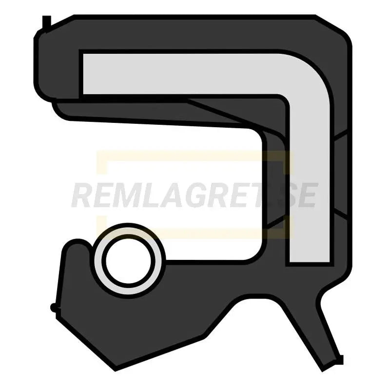 Radialtätning 10x24x7 TC (NBR) Generic